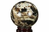 Black Opal Sphere - Madagascar #168630-1
